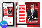 Church Conference Flyer, Canva Flyer, a Social Media Template by Design Up (Thumbnail 1 of 2)