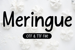 Meringue | Fun Handwritten Font, a Handwritten Font by LivelyAutumn11.11