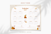 2021 Wall Calendar Cute Illustration, a Templates & Theme by Kalstud (Thumbnail 6 of 8)