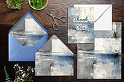 Blue Gray Abstract Digital Scrapbook, a Background Graphic by V Design Creator (Thumbnail 5 of 12)