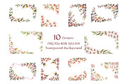 Cherry Blossom Watercolor Clipart, a Decorative Illustration by ForhadGFX (Thumbnail 5 of 13)