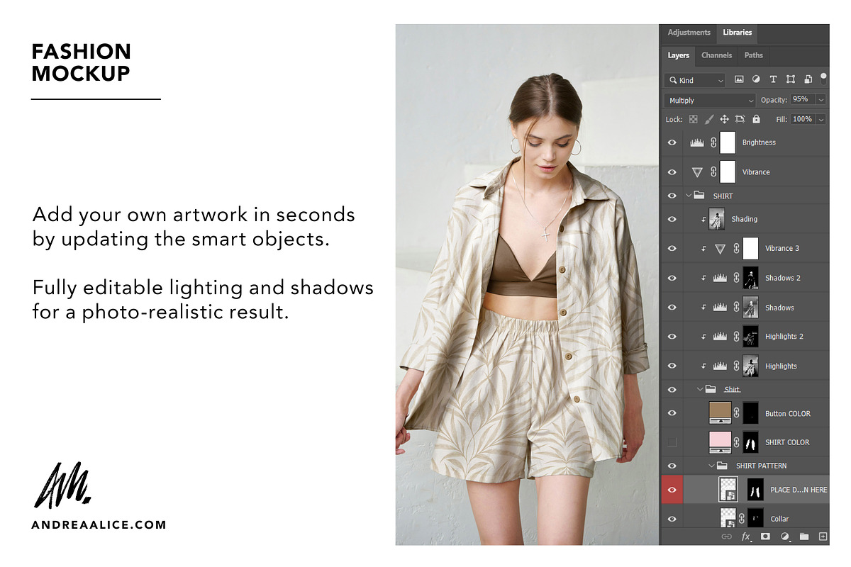 Women's Fashion Mockup Full Outfit