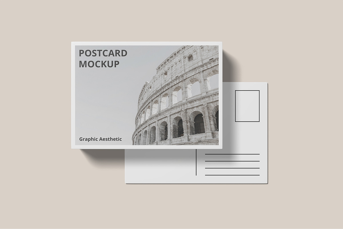 Postcard Invitation Mockup Bundles, a Card Template by Graphic Aesthetic (Photo 18 of 22)