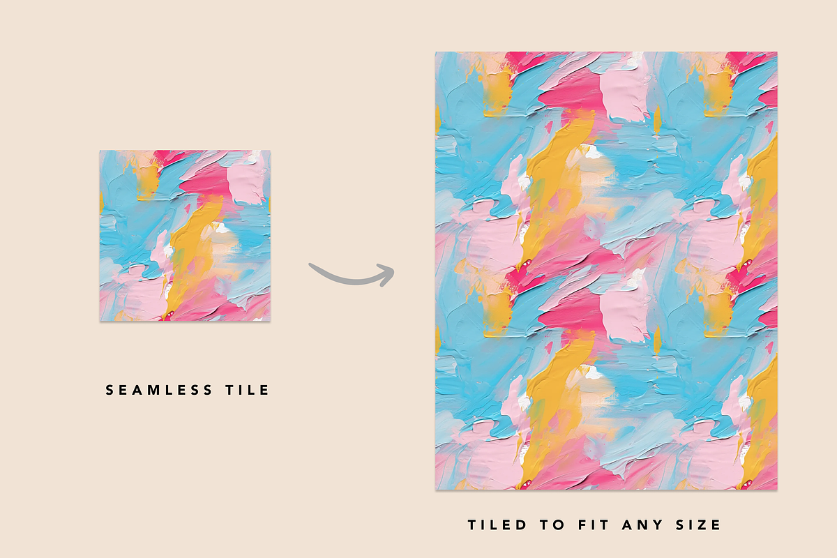 Brush Strokes - Seamless Backgrounds, a Pattern Graphic by Studio C (Photo 5 of 5)