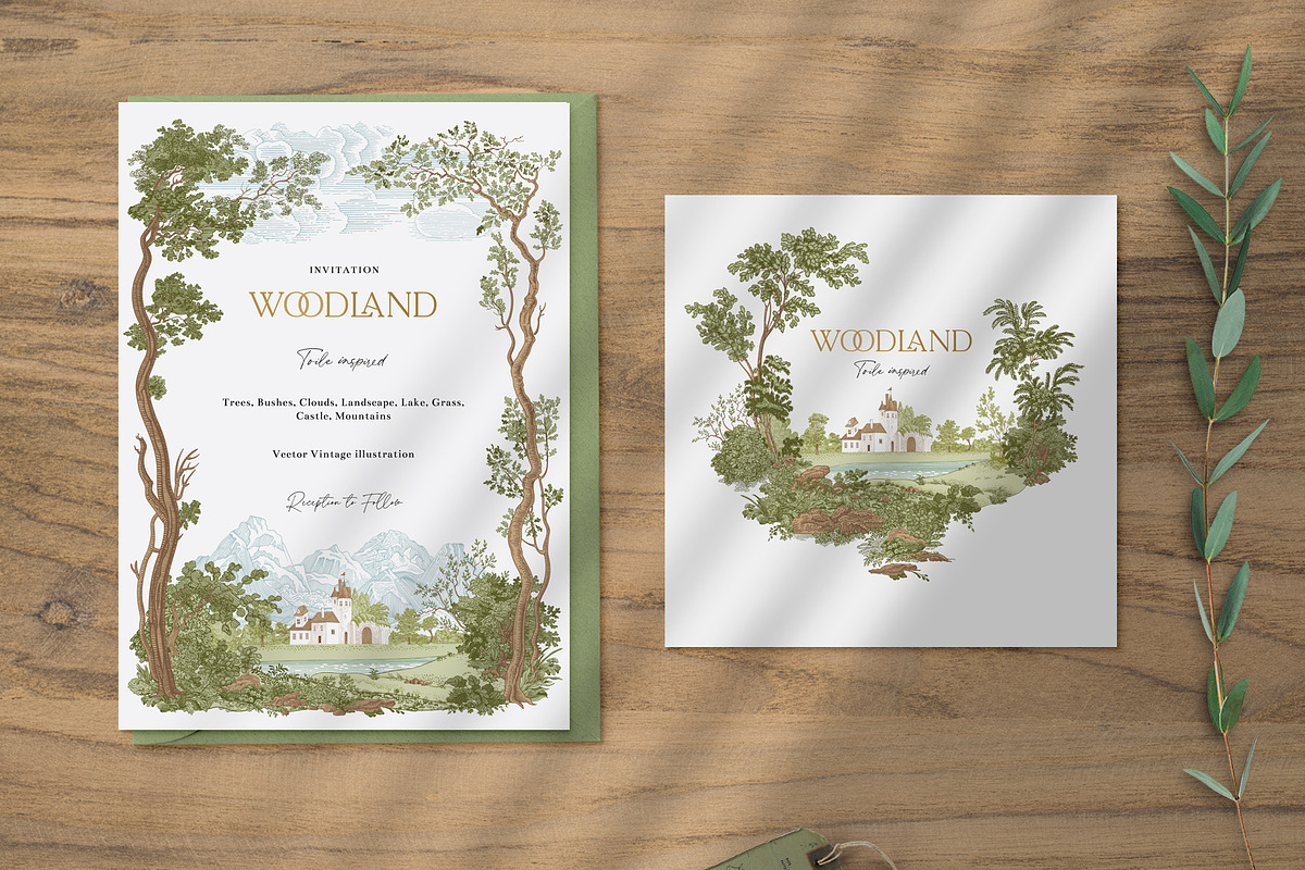 Woodland, a Decorative Illustration by olga.korneeva (Photo 10 of 12)