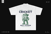Funny Cowboy Frog Playing Cricket, a Sport Illustration by shaondesigns (Thumbnail 3 of 6)