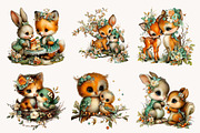 Whimsical Sweet Friendship Clipart, a Seasonal Illustration by Designworld (Thumbnail 2 of 8)