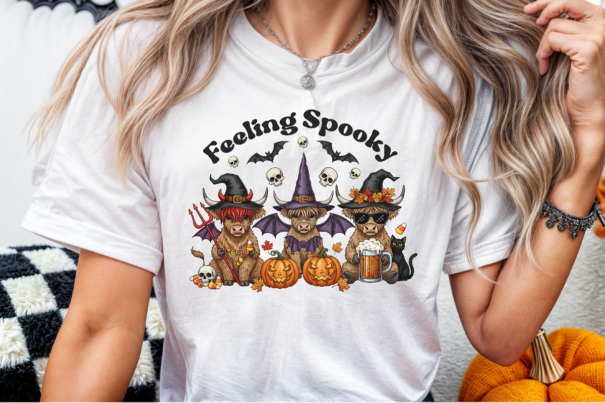 Feeling Spooky Png-Witchy Cows & Pum, an Illustration by Sublimation Artist (Photo 3 of 9)