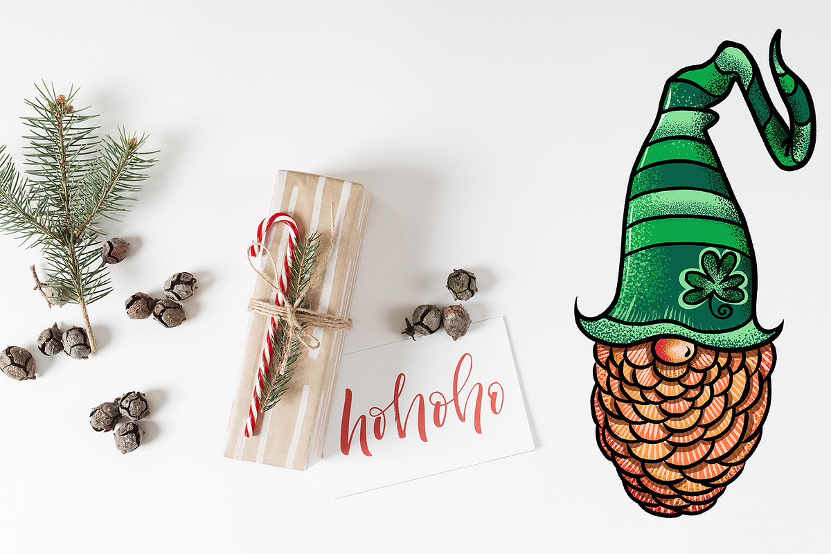 Christmas Gnomes clipart Procreate, an Education Illustration by ElladesignCo (Photo 6 of 7)