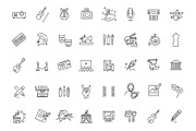 Art and Сulture line icons, an Outline Icon by Tettygreen (Thumbnail 2 of 3)