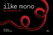 SK Ilke Mono, a Sans Serif Font by Salih Kizilkaya (Thumbnail 1 of 15)