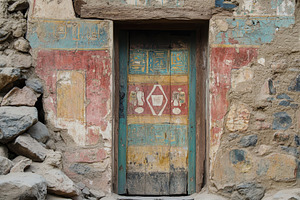 Ancient Hebrew house set in Egypt, a Photo by Pavel_design