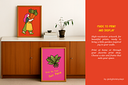 Colorful Vegetable Wall Art Prints, a Poster Template by digitalsbydepi (Thumbnail 5 of 8)