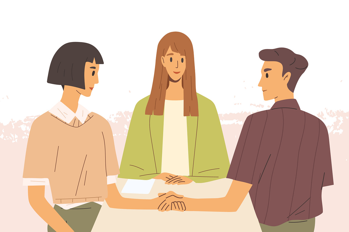 Mediation and negotiation concept, a Person Illustration by Good Studio (Photo 1 of 3)