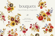 Warm Autumn - watercolor collection, a Seasonal Illustration by AleksaArt (Thumbnail 3 of 17)