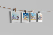 Photos Garland Mockup, a Product Mockup by MrLetters (Thumbnail 2 of 5)
