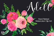 Watercolor Roses Clip Art - Adell, an Illustration by Elly Studio (Thumbnail 7 of 7)