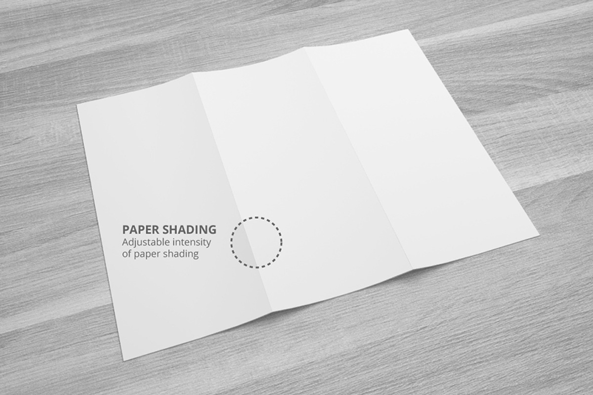 US Letter Trifold Brochure Mockup, a Print Template by Petr Stránský (Photo 6 of 8)