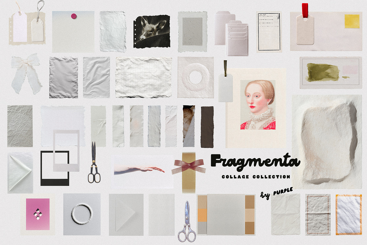 Fragmenta: collage pack, an Object Graphic by Purple (Photo 8 of 11)