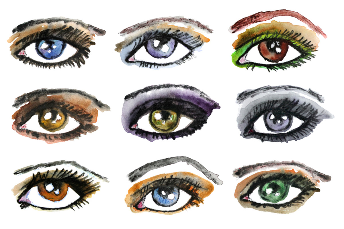 Watercolor make-up, a Texture Illustration by tamara.comotomka