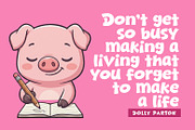Porky Bold - Cozy & Display Font, a Sans Serif Font by khurasan (Thumbnail 3 of 6)