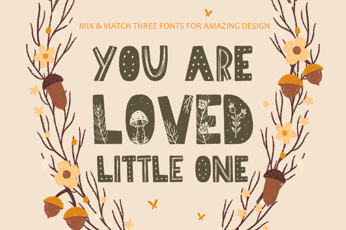 Forest Vibes • Font Family, a Font by moolesya (Photo 8 of 12)