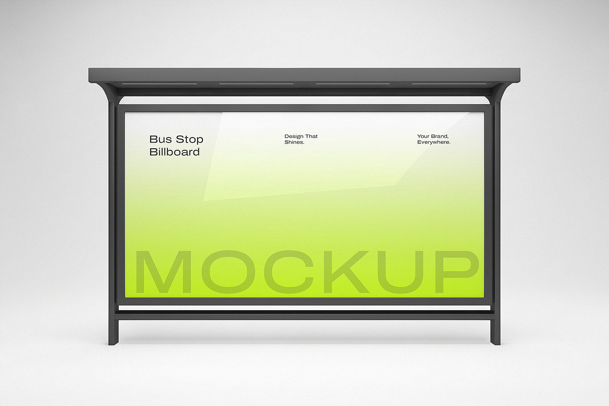Light Billboard Mockup, an Advertising Mockup by Templeste (Photo 1 of 2)