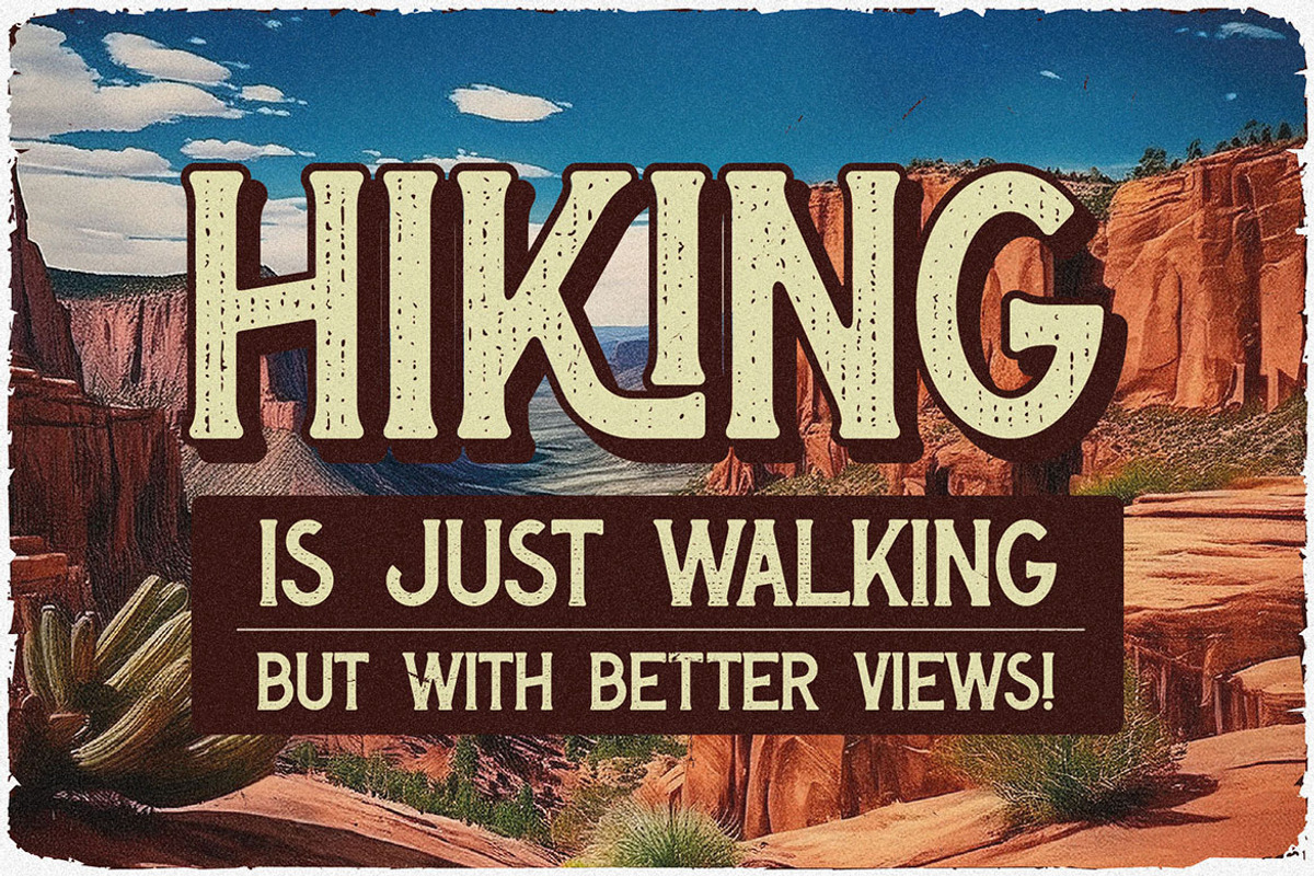 Pathfinder - Retro Ligature Font, a Serif Font by JumboDesign (Photo 4 of 6)