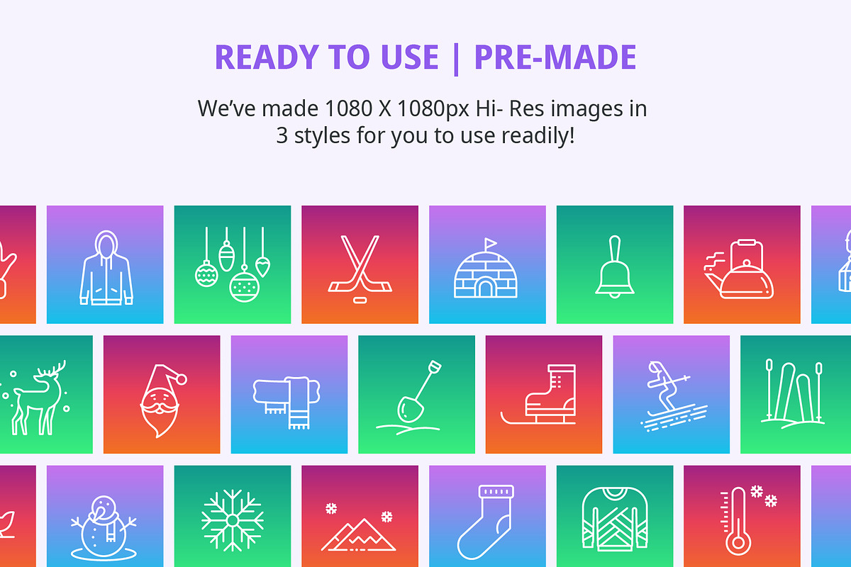 Winter Instagram Highlight Covers, a Social Media Template by Amogh Design (Photo 3 of 8)