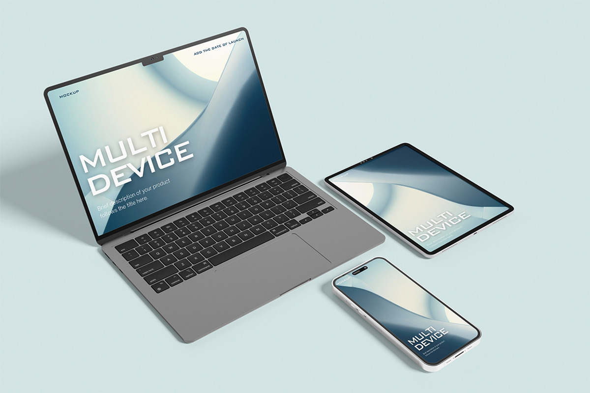 Multi Device mockup, a Wearable Device Mockup by swsi-studio (Photo 3 of 5)