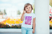 Kids T-Shirt Mock-Up Vol 5, a Shirt Mockup by Freeman Studio (Thumbnail 15 of 17)