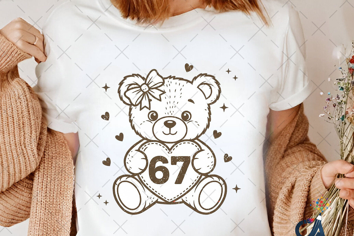 67 Valentines Teddy Png, an Illustration by Creative Art (Photo 6 of 6)