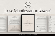 Love Manifestation Journal Canva, a Presentation Template by HelloKarla (Thumbnail 1 of 7)