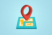 Navigation icon, a Technology Illustration by AlexZeL (Thumbnail 1 of 4)
