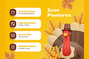Thanksgiving 3D Icons, an Object 3D Model by Rakata Studio (Thumbnail 2 of 6)