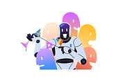 Artificial intelligent concept set, a Technology Illustration by PaperTrident (Thumbnail 4 of 9)