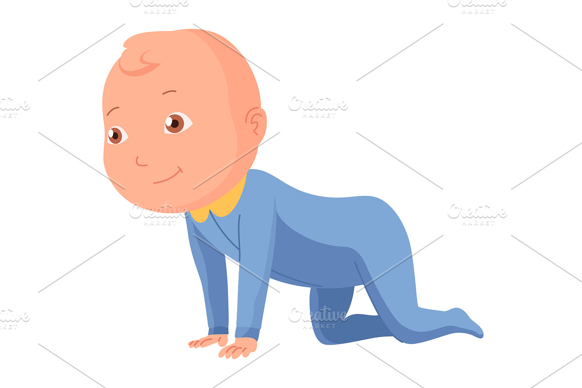 New born baby. Toddler with gentle, an Object Illustration by the8monkey