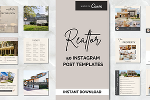 Realtor Instagram Posts Templates