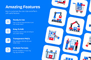 Logistics and Delivery Icon Set, an Emoji Icon by Creative Stall (Thumbnail 2 of 8)