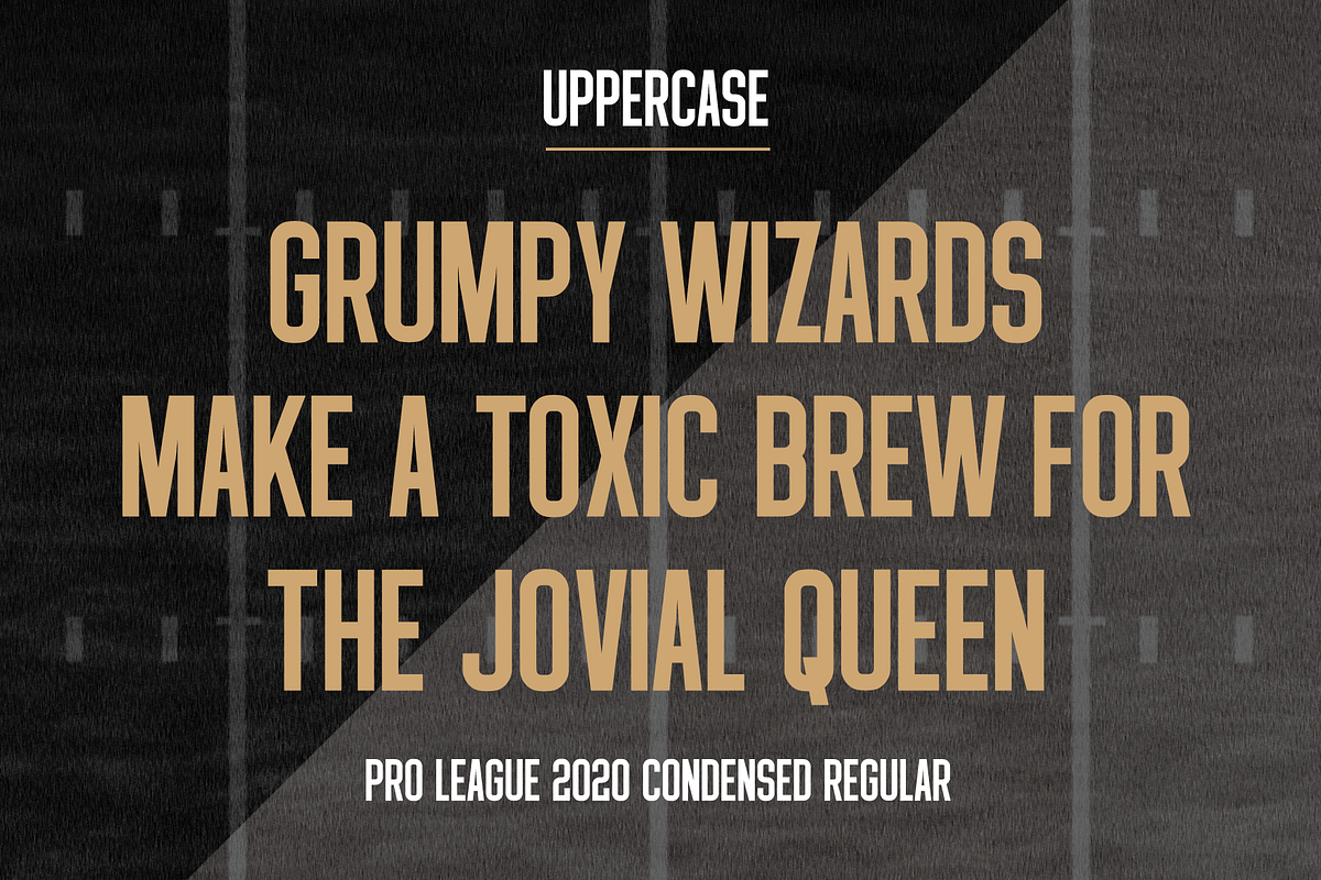 PRO LEAGUE 2020 FONT FAMILY, a Sans Serif Font by Alphabet Agency (Photo 3 of 4)
