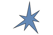 Irregular star shape icons, an Object Graphic by Elena Pimukova (Thumbnail 6 of 16)