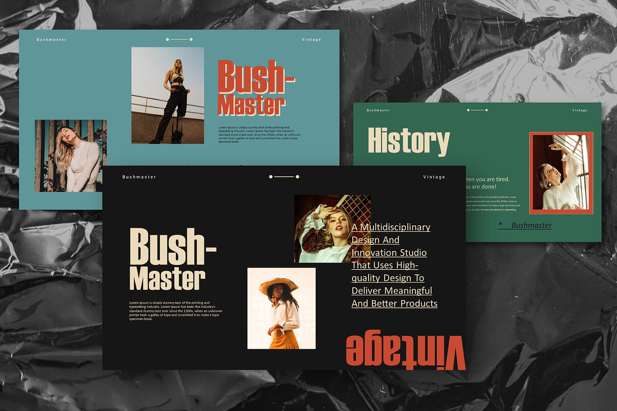 Bushmaster Vintage Google Slide, a Presentation Template by Spesifikstd (Photo 5 of 12)