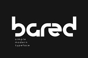 Bared - Simple Modern Typeface, a Sans Serif Font by xyGraphic (Thumbnail 1 of 7)