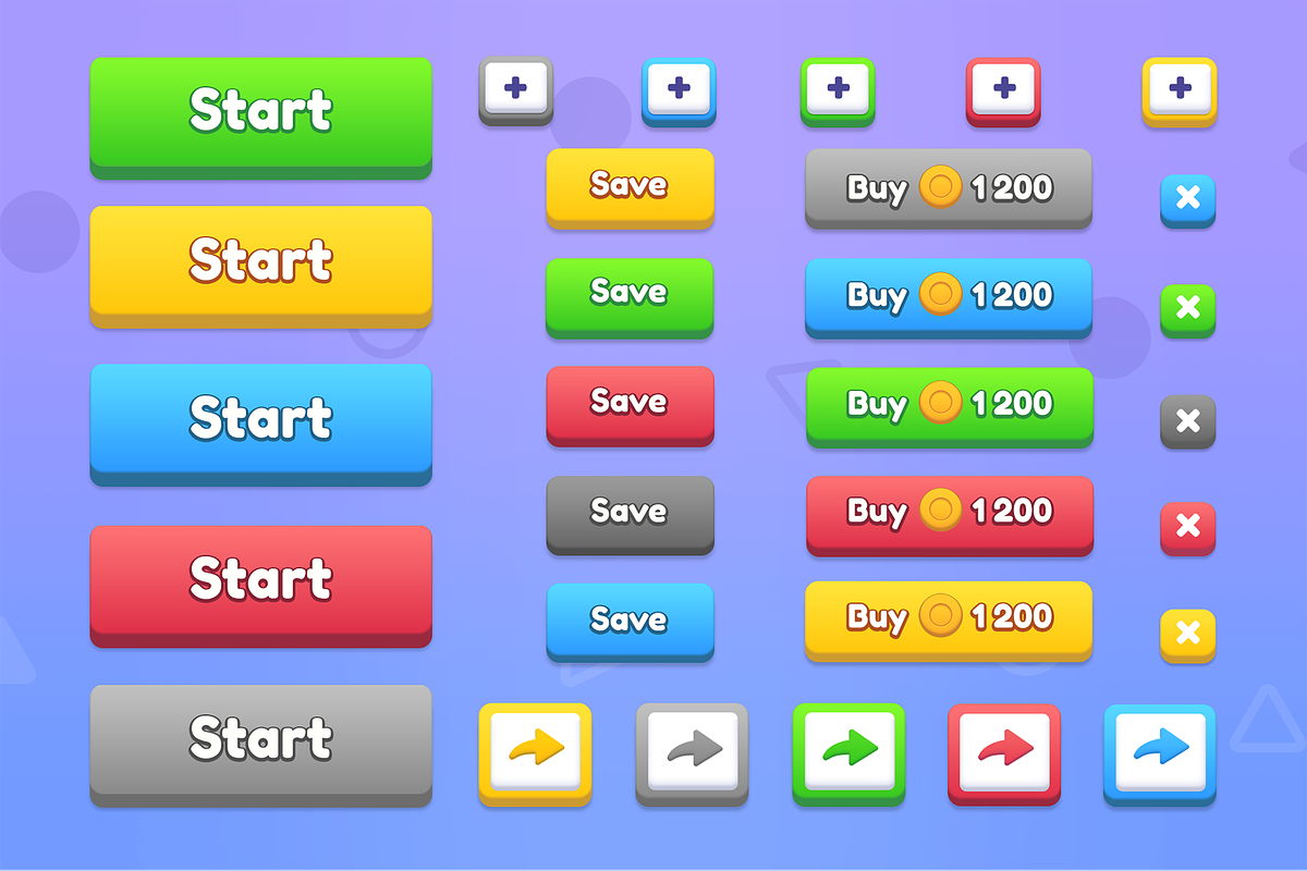 Purple GUI game pack, an UI Kit Template by KartInnka (Photo 3 of 13)