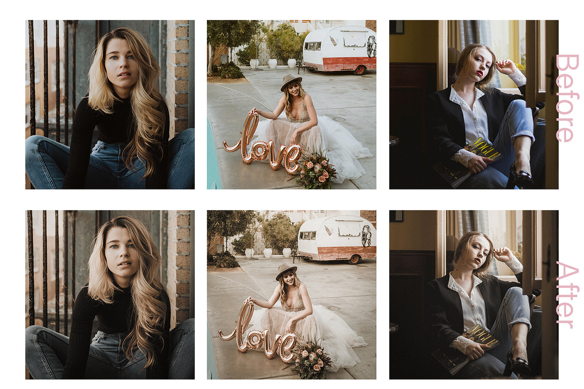 GOLD INSTAGRAM BLOGGER PRESET preview 5