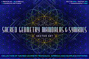SACRED GEOMETRY MANDALAS & SYMBOLS, a Graphic by TRIKONA (Thumbnail 1 of 6)