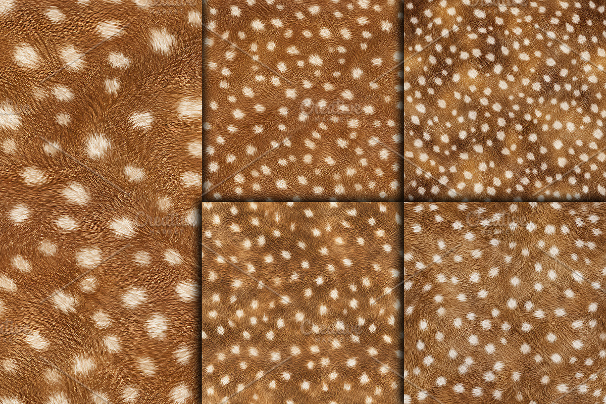 Realistic Fawn Print Fur Texture, a Pattern Graphic by Artonix (Photo 4 of 4)