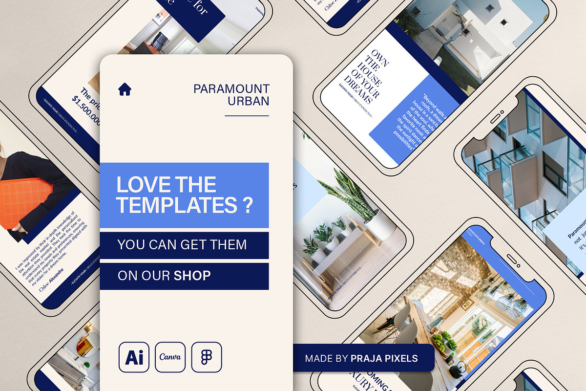 Real Estate Social Media Kit, a Social Media Template by prajapixels (Photo 6 of 6)