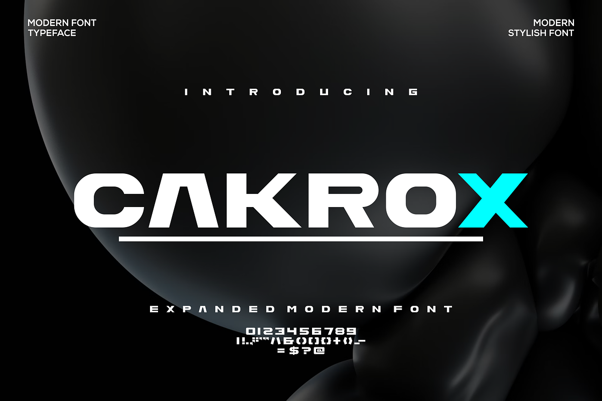 Cakrox Font, a Sans Serif Font by agusariyadi (Photo 1 of 5)