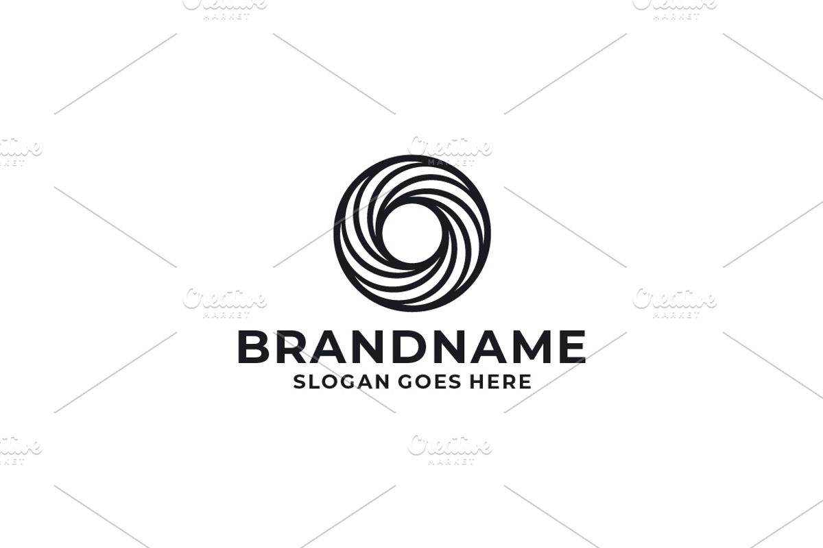 Vortex Logo Template, a Branding & Logo Template by pne-design (Photo 2 of 2)